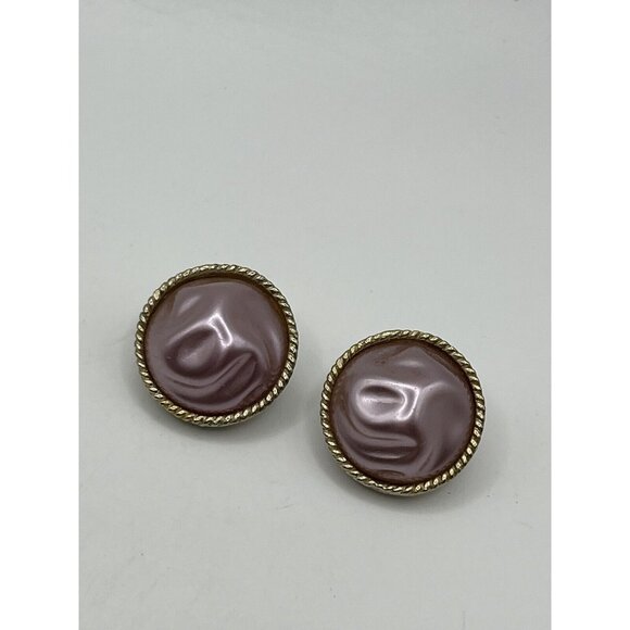 Exquisite Lot Of 5 Vintage Clip-On Earrings VERY PRETTY , SEE ALL - Picture 2 of 16